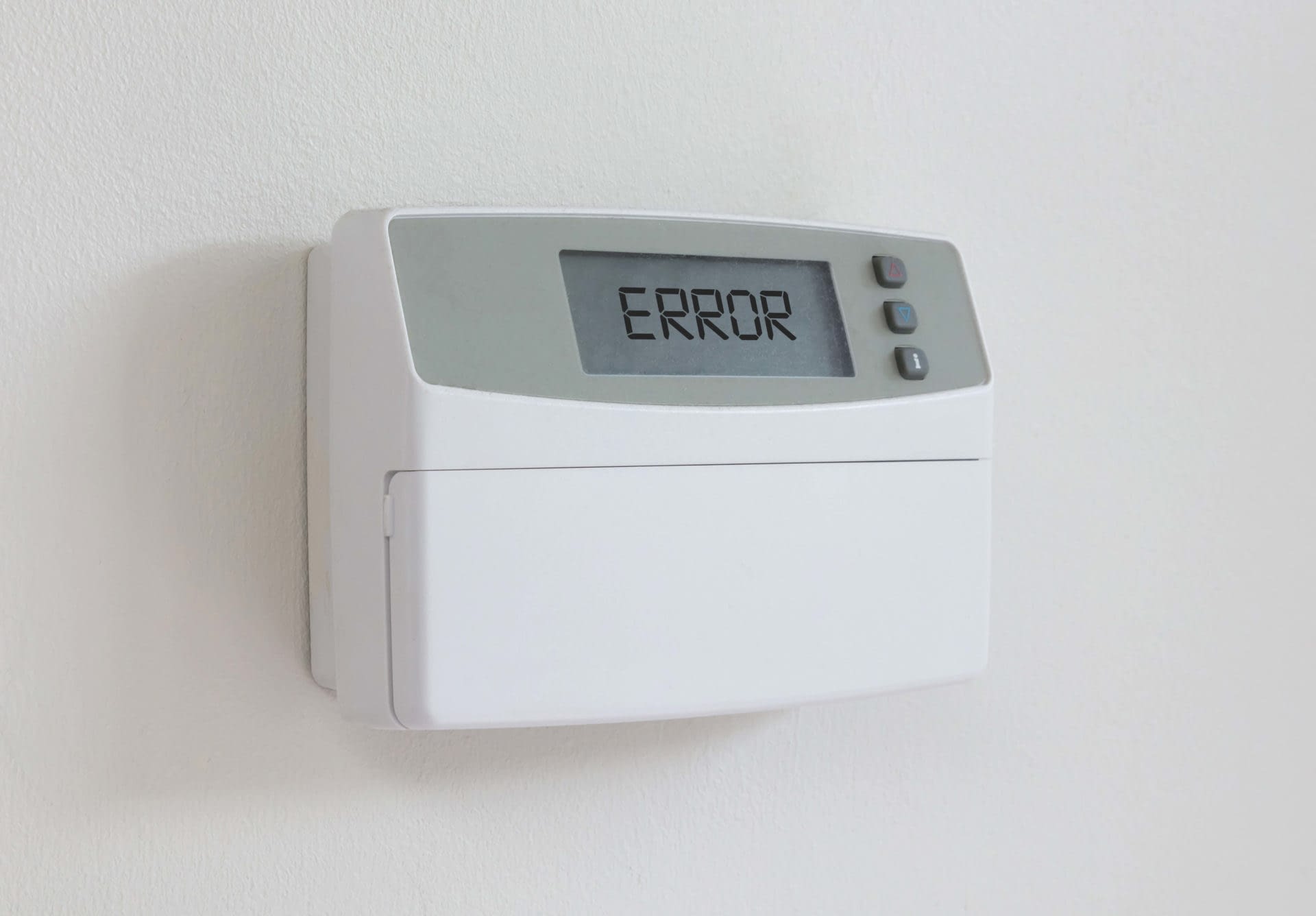 Broken Thermostat with an error message